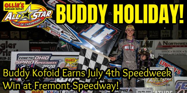 Buddy Kofoid earns July 4th Speedweek victory over...